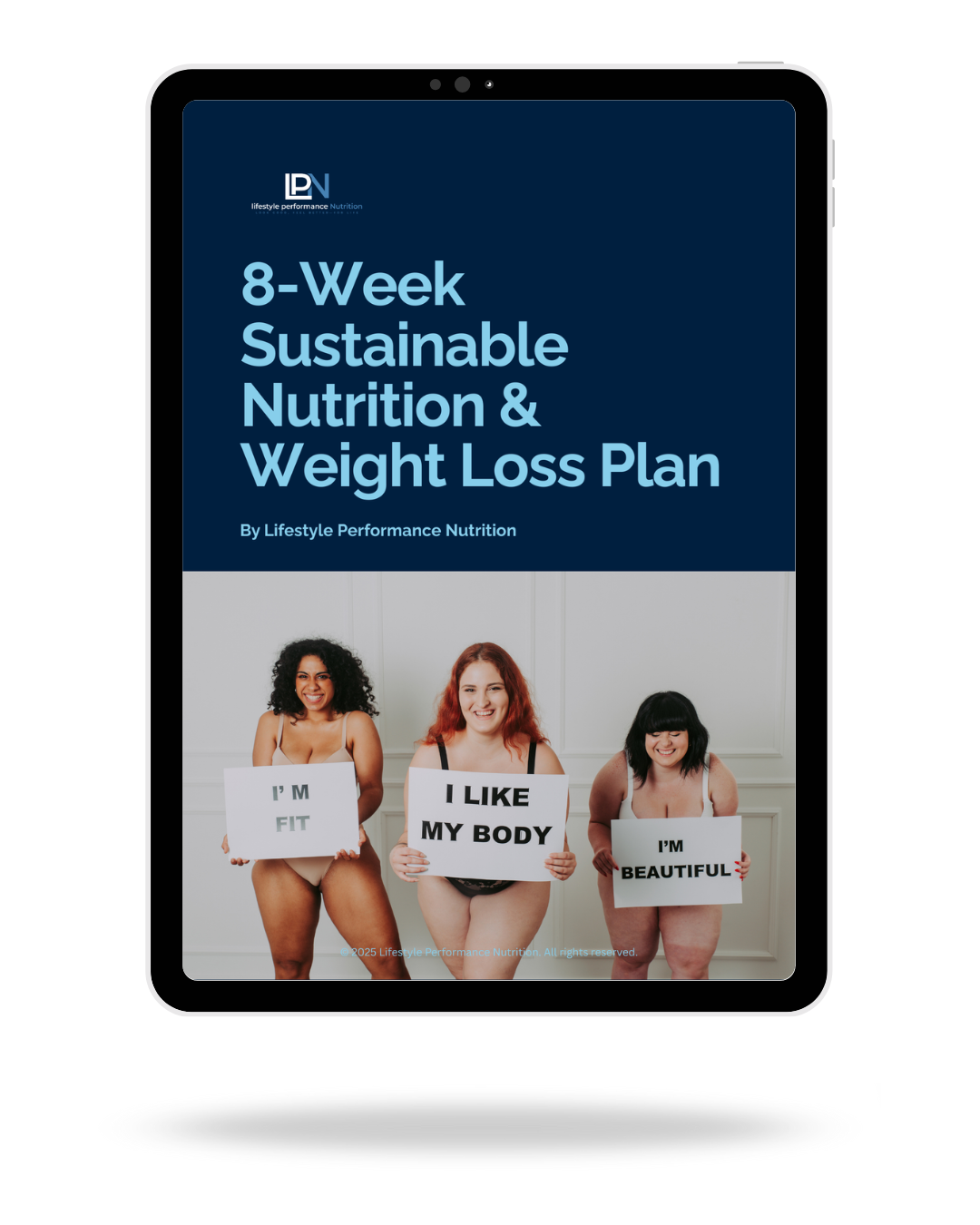 8 Week Sustainable Nutrition & Weight Loss Plan